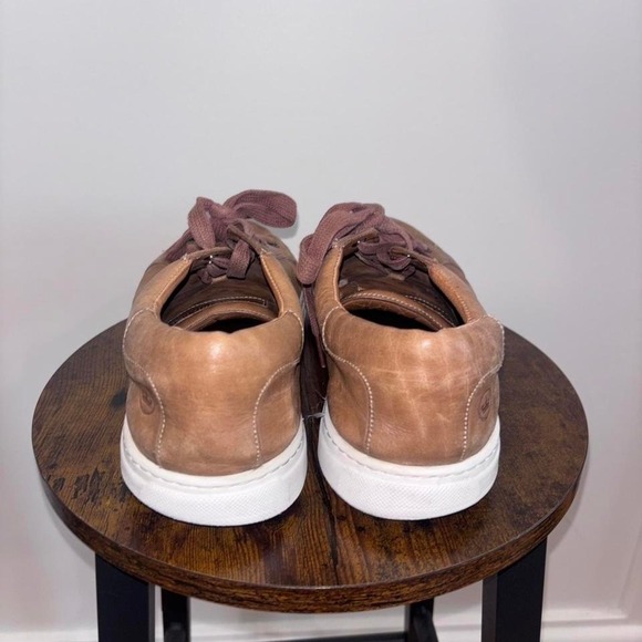 Peter Millar Leather Sneakers Brown Size 12 Casual Shoes2 - Picture 4 of 5